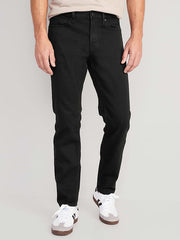 Athletic Taper Built-In Flex Black Jeans - Black Rinse