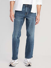 Loose Built-In Flex Jeans - Medium Wash