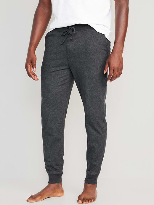 Lightweight Jersey-Knit Joggers - Charcoal Heather