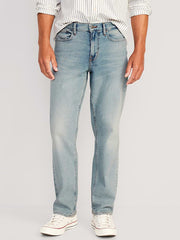 Loose Built-In Flex Jeans - Light Wash
