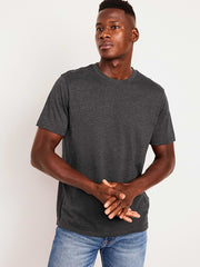 Crew-Neck T-Shirt - Black Jack Heather