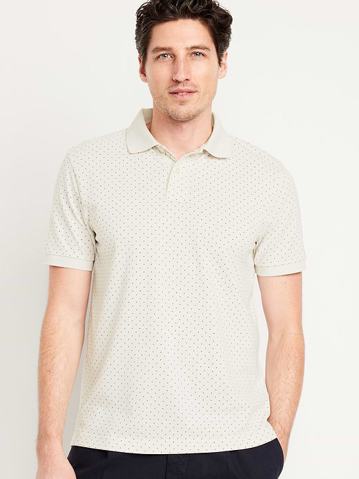 Classic Fit Pique Polo - Dots