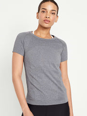 Fluid Seamless Fitted T-Shirt - Heather Gray