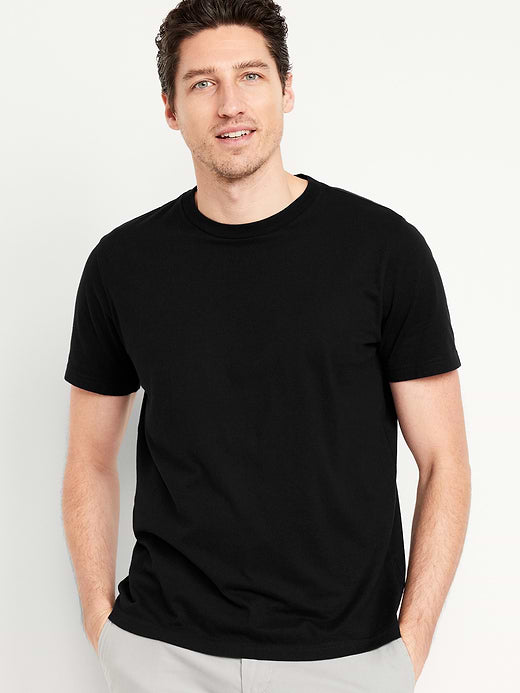 Crew-Neck T-Shirt - Black Jack