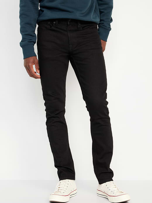 Slim Built-In-Flex Jeans - Black Rinse