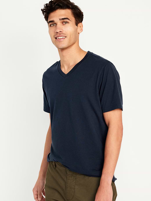 V-Neck T-Shirt - In the Navy