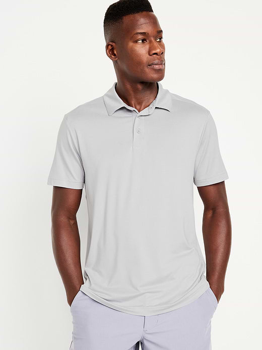 CloudMotion Polo - Light Gray Heather