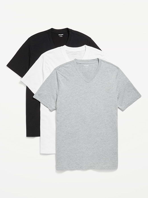 Soft-Washed V-Neck T-Shirt 3-Pack - Multi