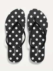 Flip-Flop Sandals (Partially Plant-Based) - Polka Dot