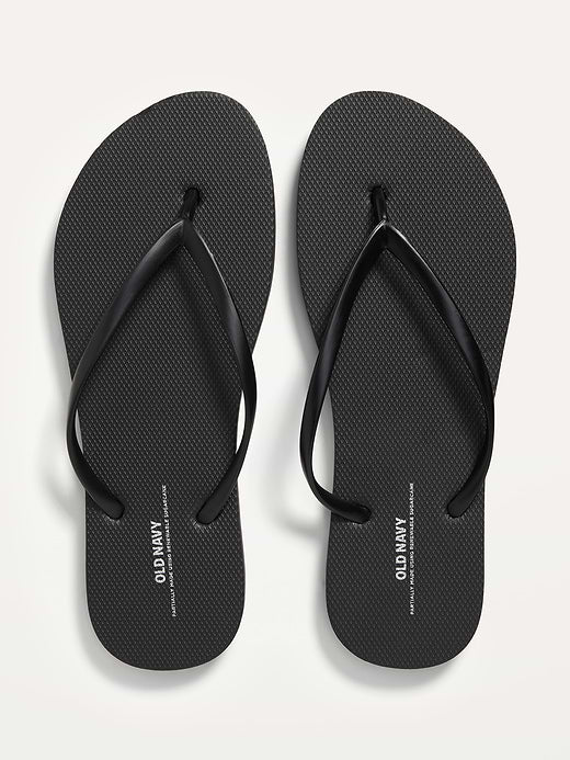 Flip-Flop Sandals (Partially Plant-Based) - BlackJack