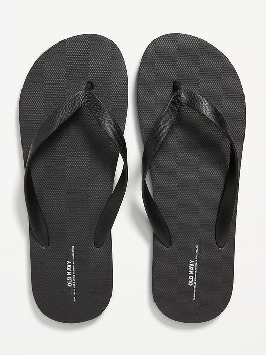 Flip-Flop Sandals (Partially Plant-Based) - Black