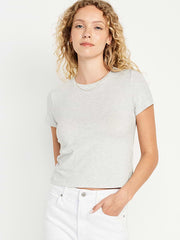 Bestee Crew-Neck T-Shirt - Light Heather Gray