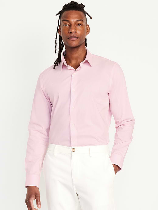Slim Fit Pro Signature Performance Dress Shirt - Pink Sky