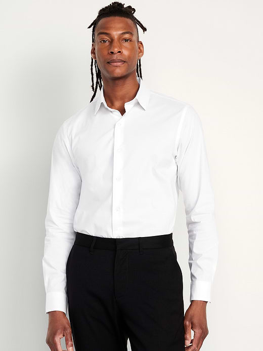 Slim Fit Pro Signature Performance Dress Shirt - Bright White