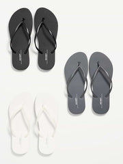 Flip-Flop Sandals 3-Pack (Partially Plant-Based) - Natural Combo