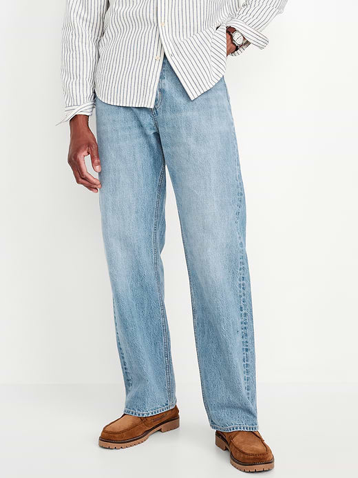 90s Baggy Jeans - Light Wash