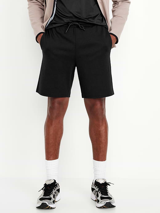 Dynamic Fleece 4.0 Shorts -- 8-inch inseam - Black Jack