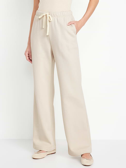 Extra High-Waisted Vintage Logo Sweatpants - Wish Bone