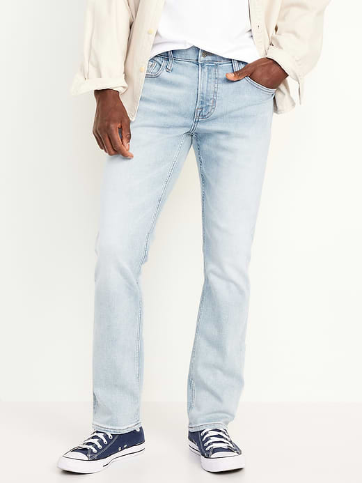Straight 360° Tech Stretch Performance Jeans - Light Wash