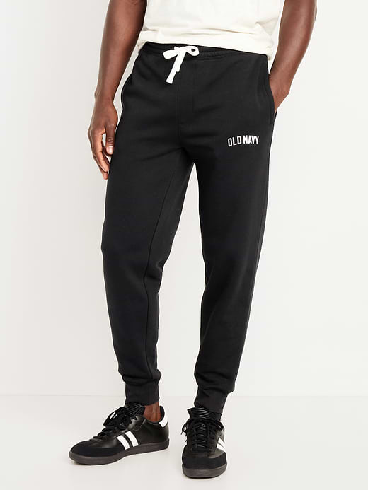 Logo Tapered Jogger Sweatpants - Black Jack