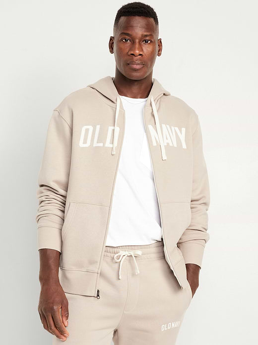 Loose Logo Zip Hoodie - A Stone's Throw