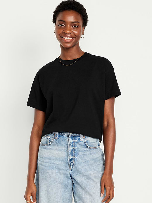 Vintage Crew-Neck T-Shirt - Black Jack