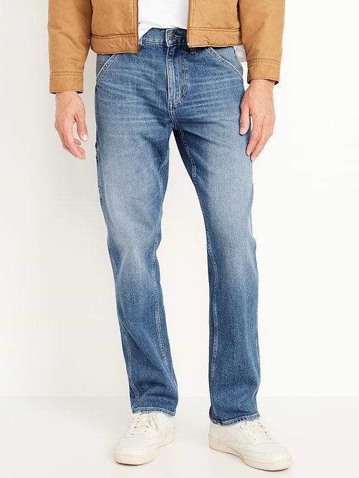 90s Straight Carpenter Jeans - Medium Wash