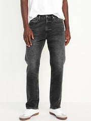 90s Straight Jeans - Faded Black Wash