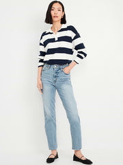 High-Waisted OG Straight Ankle Jeans - Light Wash
