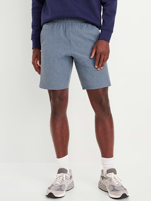 StretchTech Workout Shorts -- 9-inch inseam - Wintry Waters