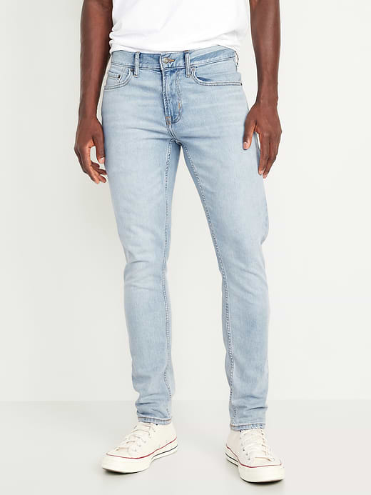 Skinny Built-In Flex Jeans - Light Wash