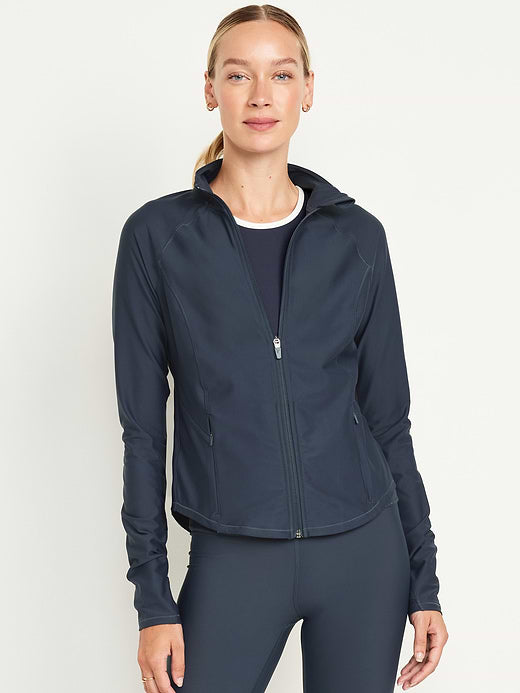 PowerSoft Full-Zip Fitted Jacket - Dusk Navy