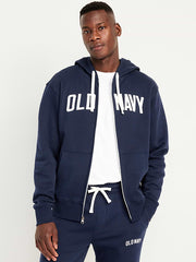 Loose Logo Zip Hoodie - In the Navy