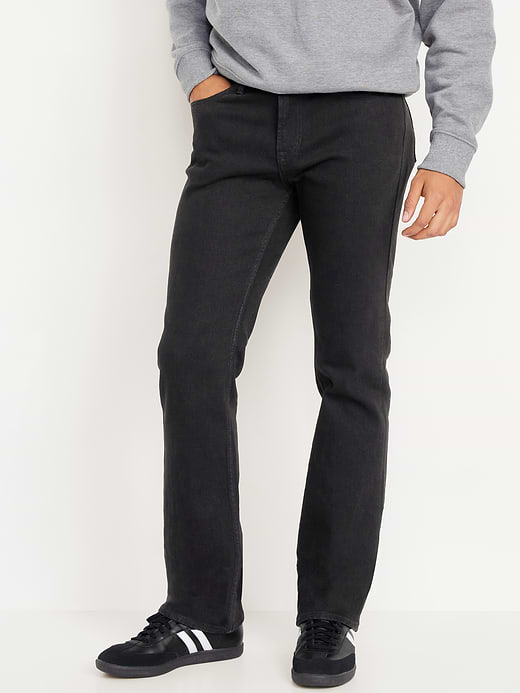 Boot-Cut Built-In Flex Jeans - Black Rinse