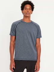 Slim Fit Performance Vent T-Shirt - Blue