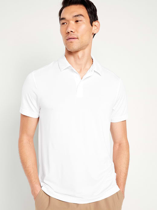 CloudMotion Polo - Calla Lily White