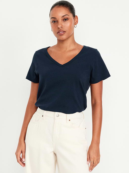 EveryWear V-Neck T-Shirt - In the Navy