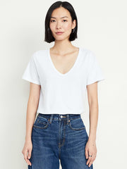 EveryWear V-Neck T-Shirt - Calla Lily White