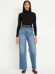 Curvy Extra High-Waisted Wide-Leg Jeans - Medium Wash