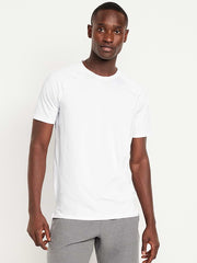 Slim Fit Performance Vent T-Shirt - White Lilies