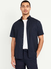 Classic Fit Everyday Shirt - Navy Dots