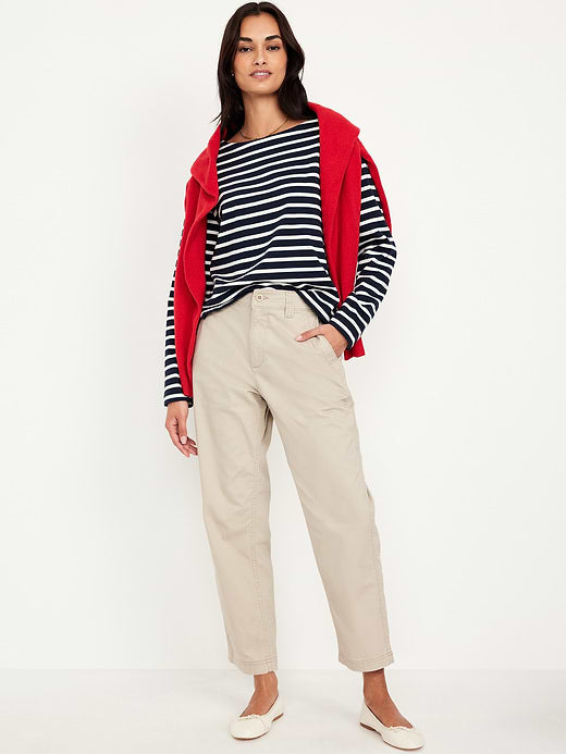 High-Waisted OGC Chino Tapered Straight Pants - A Stone's Throw