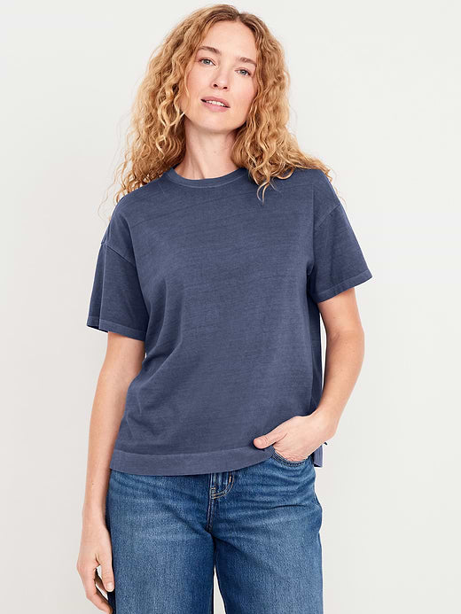 Vintage Crew-Neck T-Shirt - Volcanic Glass