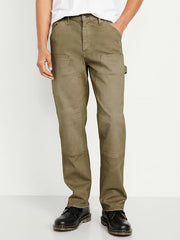 90s Straight Carpenter Jeans - Army Green