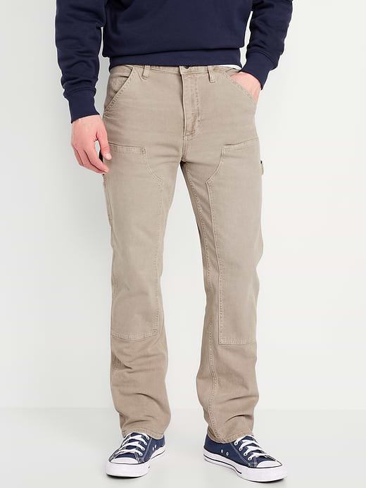 90s Straight Carpenter Jeans - Washed Gray