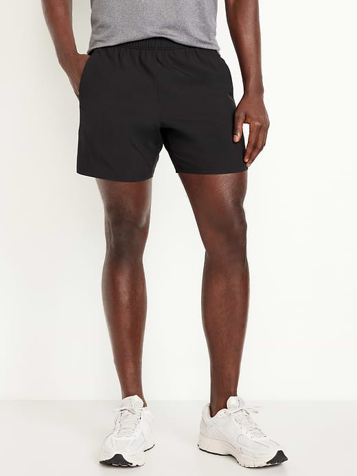 StretchTech Workout Shorts -- 5-inch inseam - Black Jack