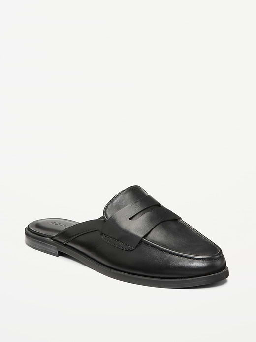 Loafer Mule Shoes for Women - Black Jack