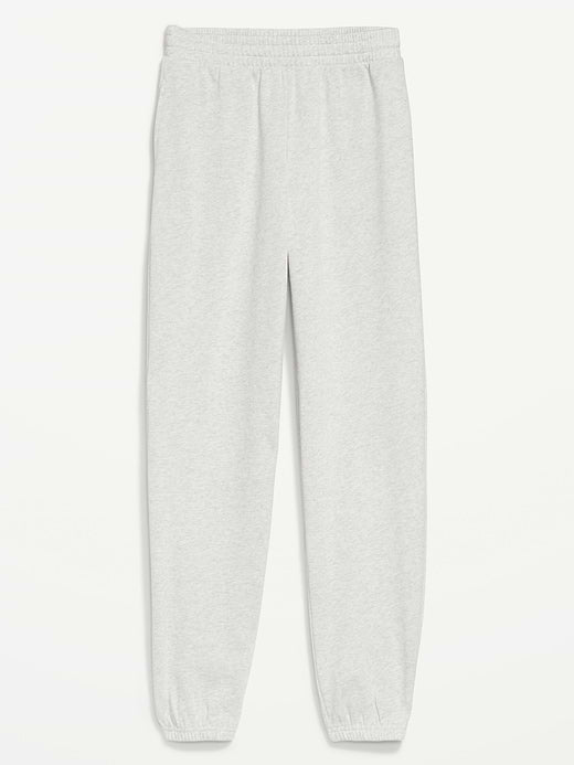 High-Waisted SoComfy Jogger Sweatpants - Light Gray Heather
