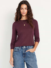 Flutterweight Long-Sleeve T-Shirt - Dark Sepia