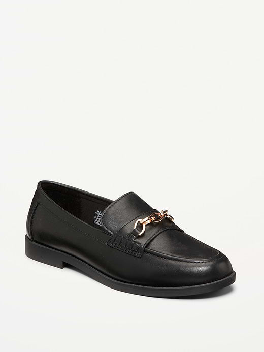 Faux-Leather Loafer - Black Jack